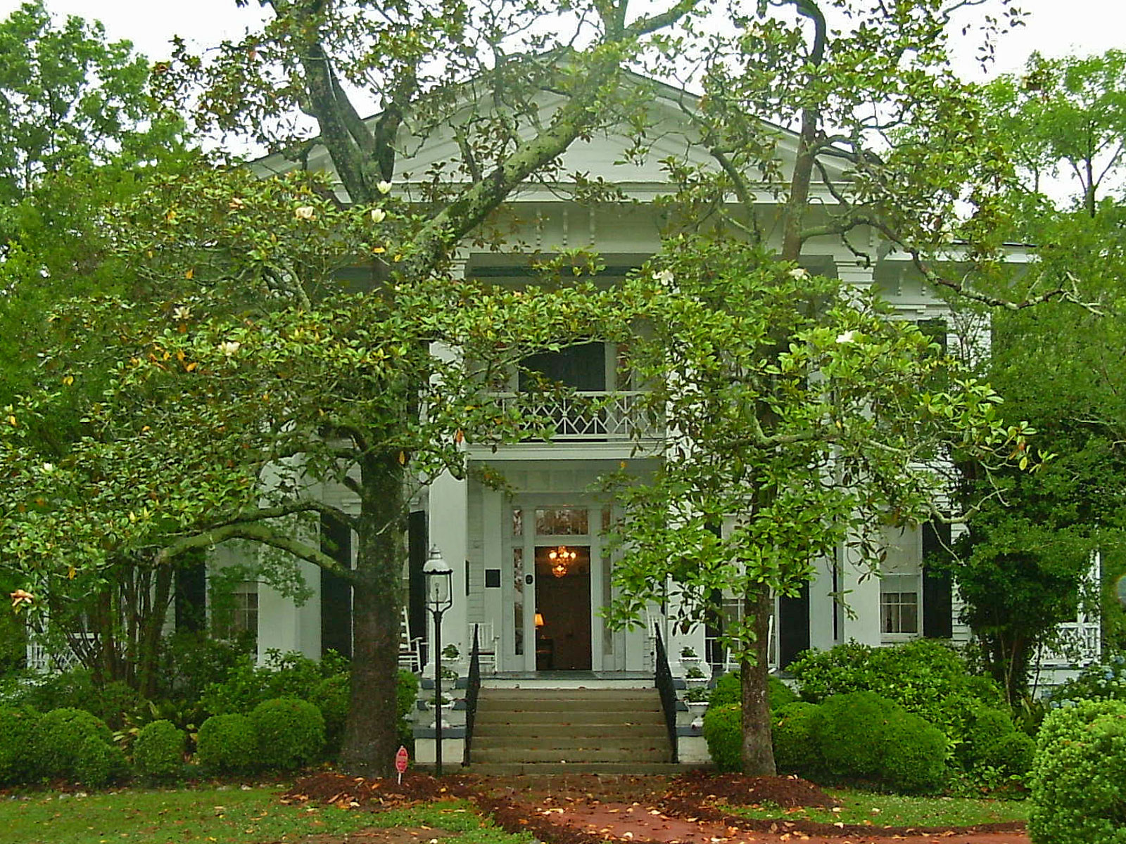 South Carolina Abbeville Südstaatenhaus außen
