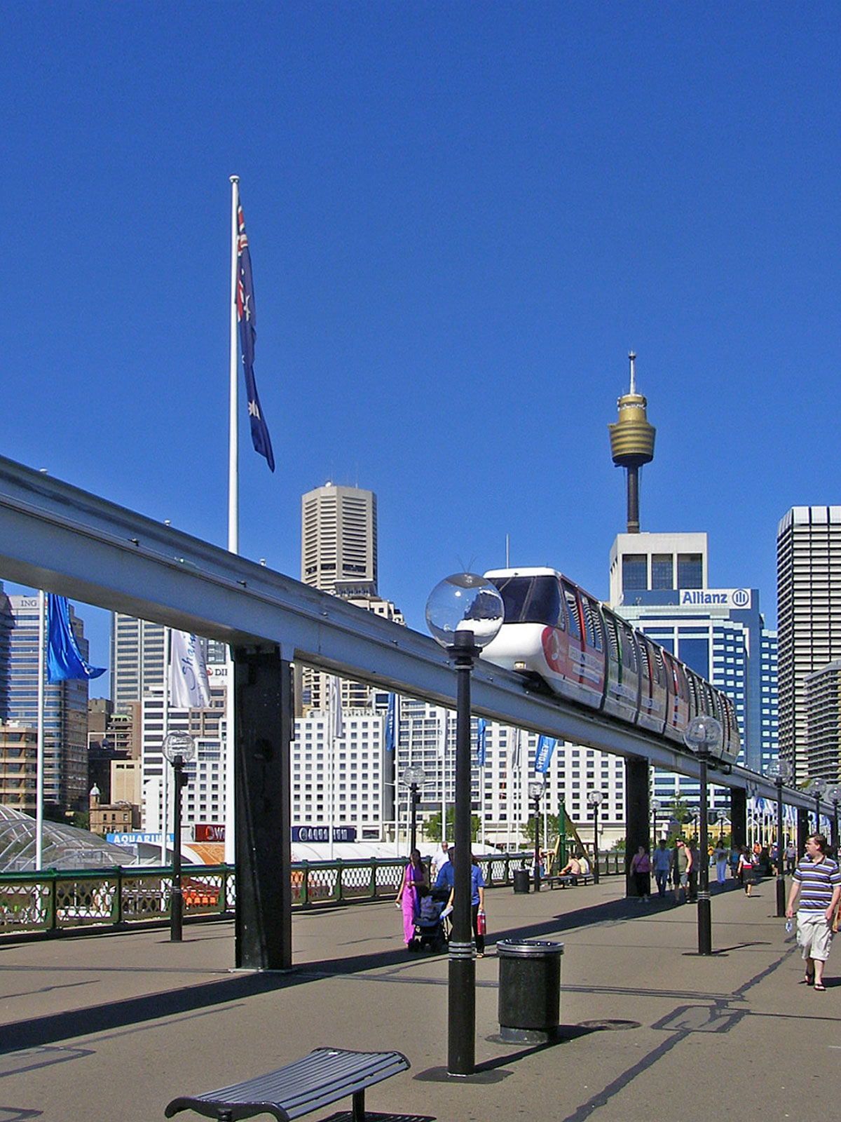 Sydney Darlin harbour Monorail