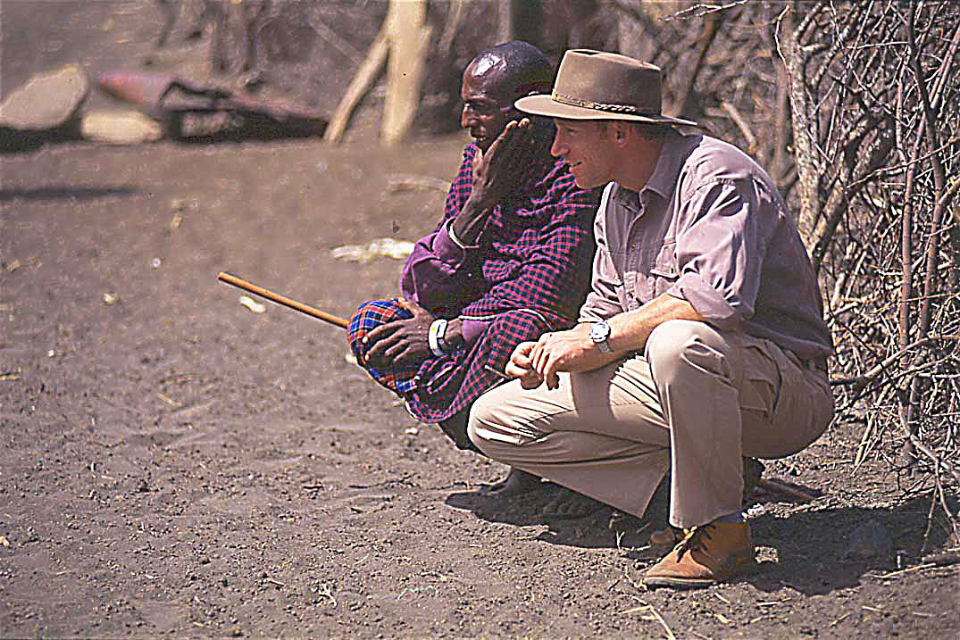 Tansania Jörg Gabriel mit Massai