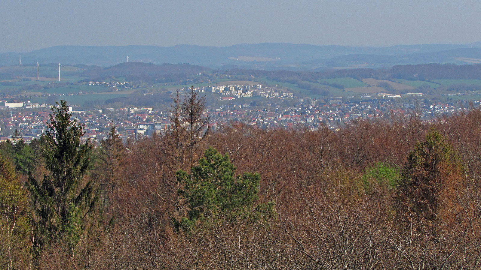 Hermannsdenkmal Blick auf Detmold