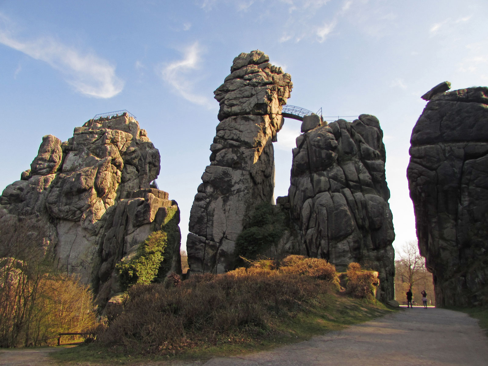 Externsteine von hinten