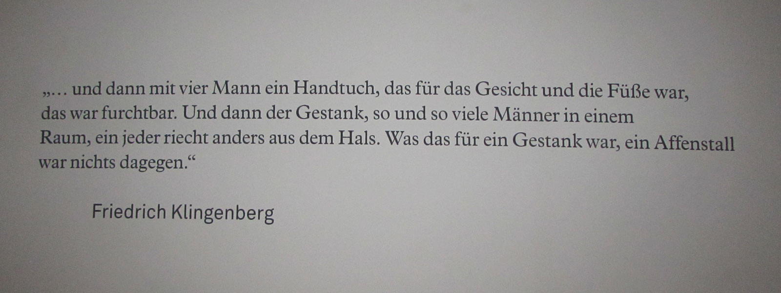 Wewelsburg Häftlingsbericht Friedrich Klingenberg