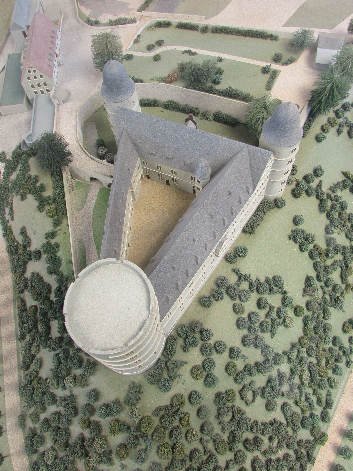 Wewelsburg Modell von oben