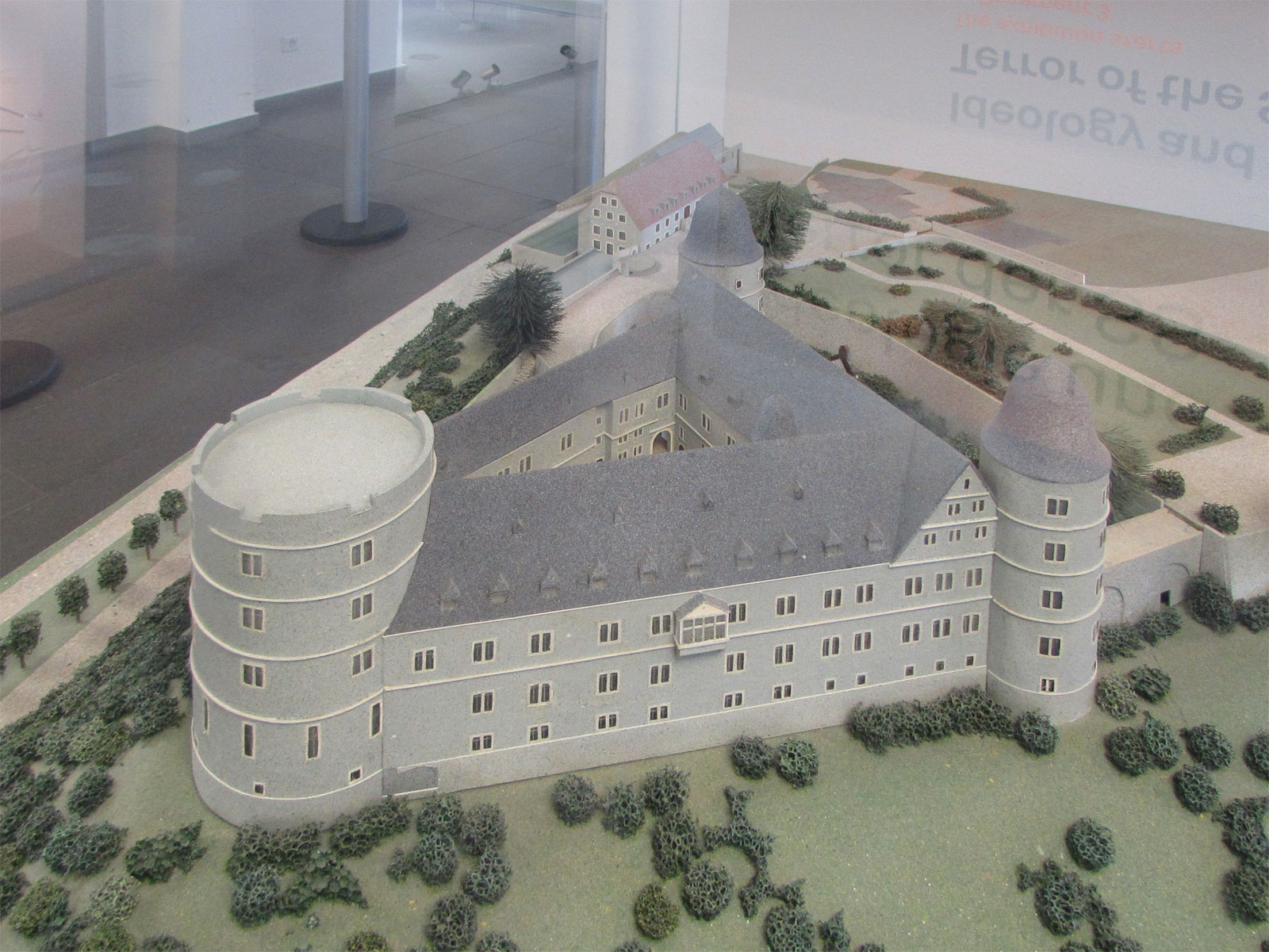 Wewelsburg Modell Seitenansicht