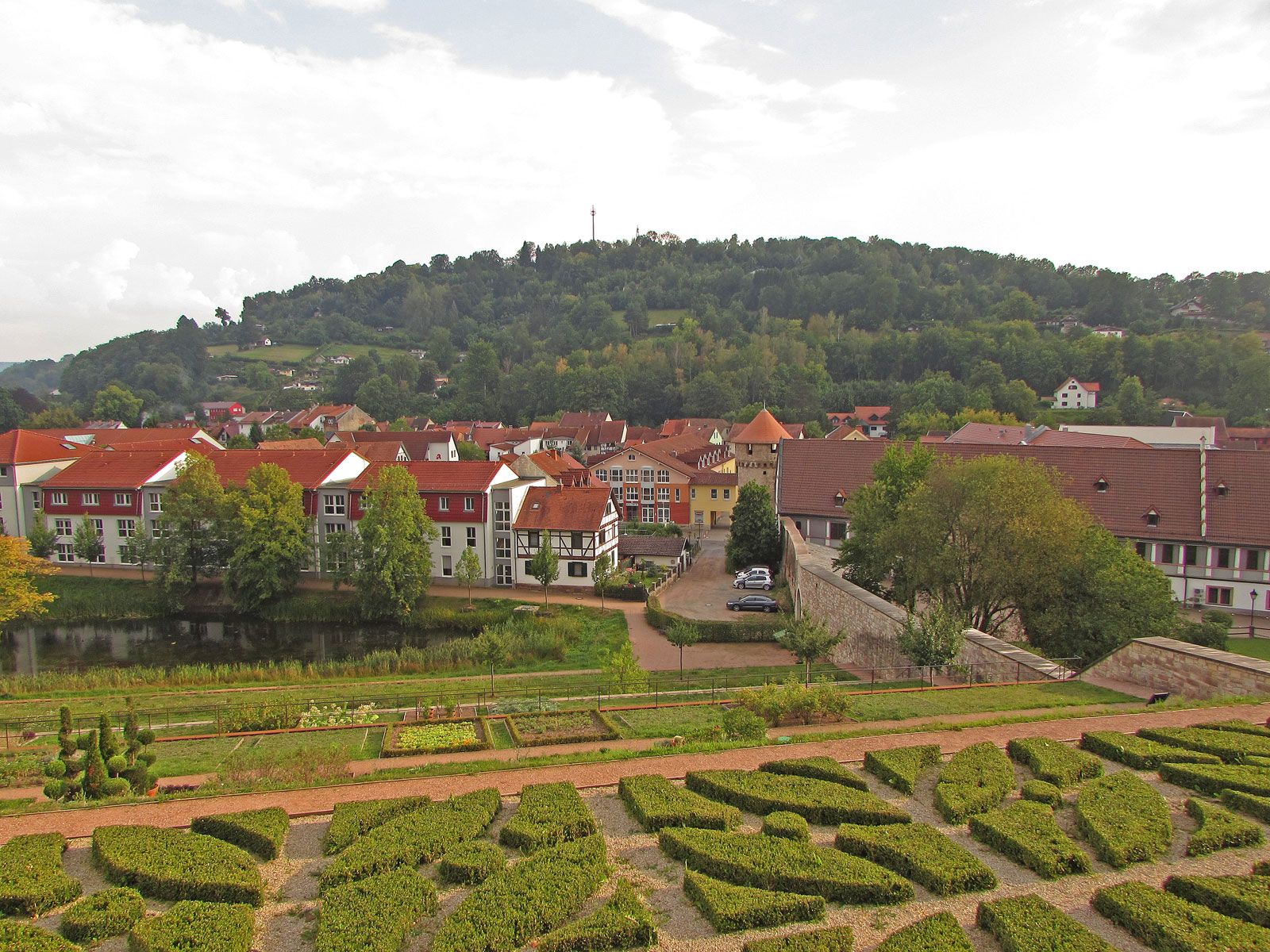 Schmalkalden Schlossgarten Aussicht
