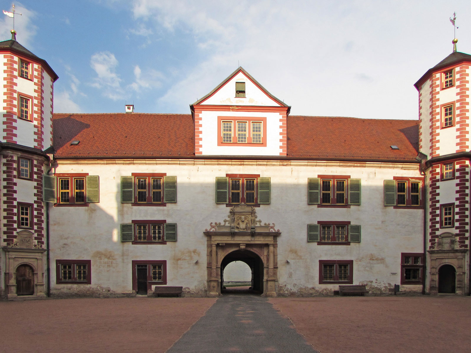 Schmalkalden Schloss Wilhelmsburg Innenhof