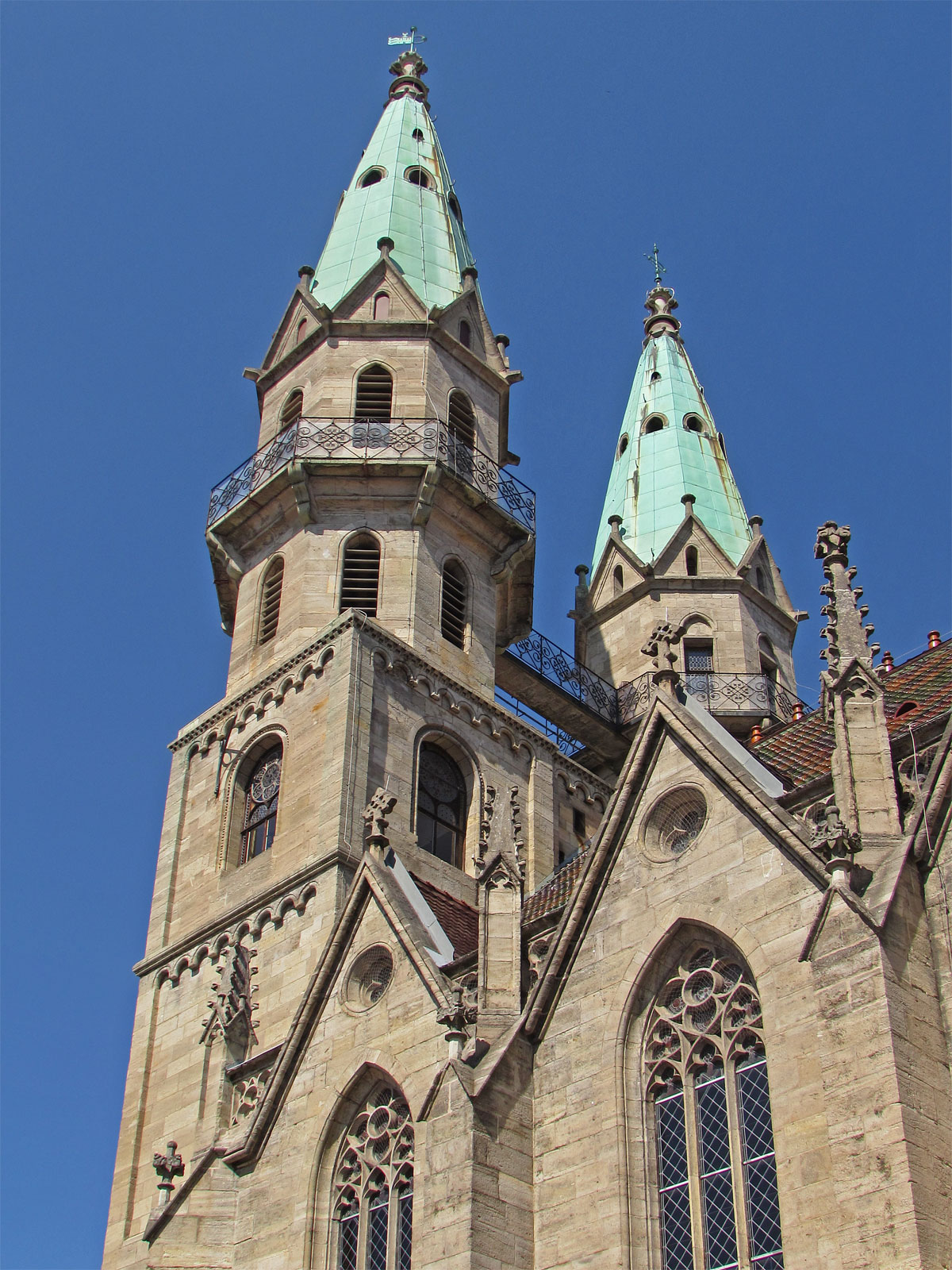 Meiningen Stadtkirche Türme