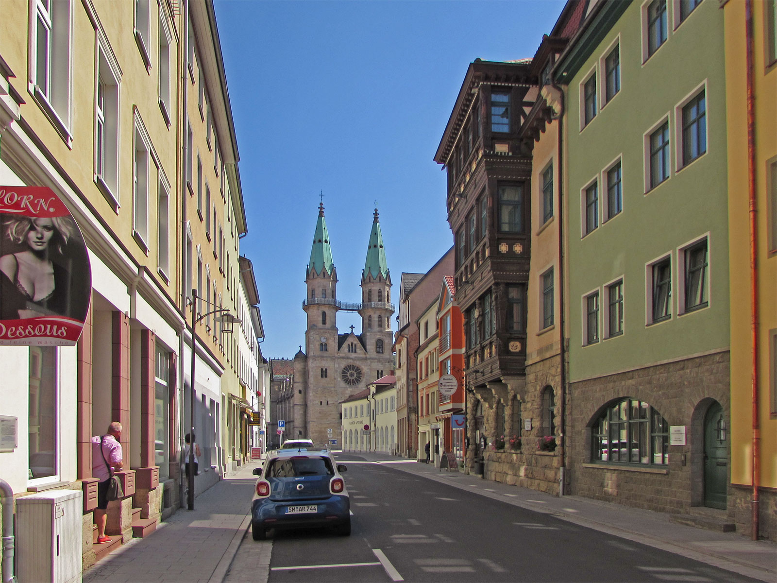 Meiningen Schlundgasse Stadtkirche