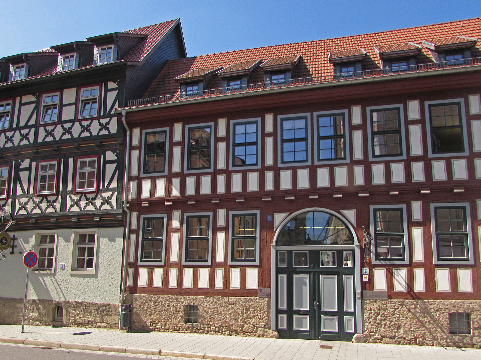 Meiningen Ernestinerstraße Fachwerk