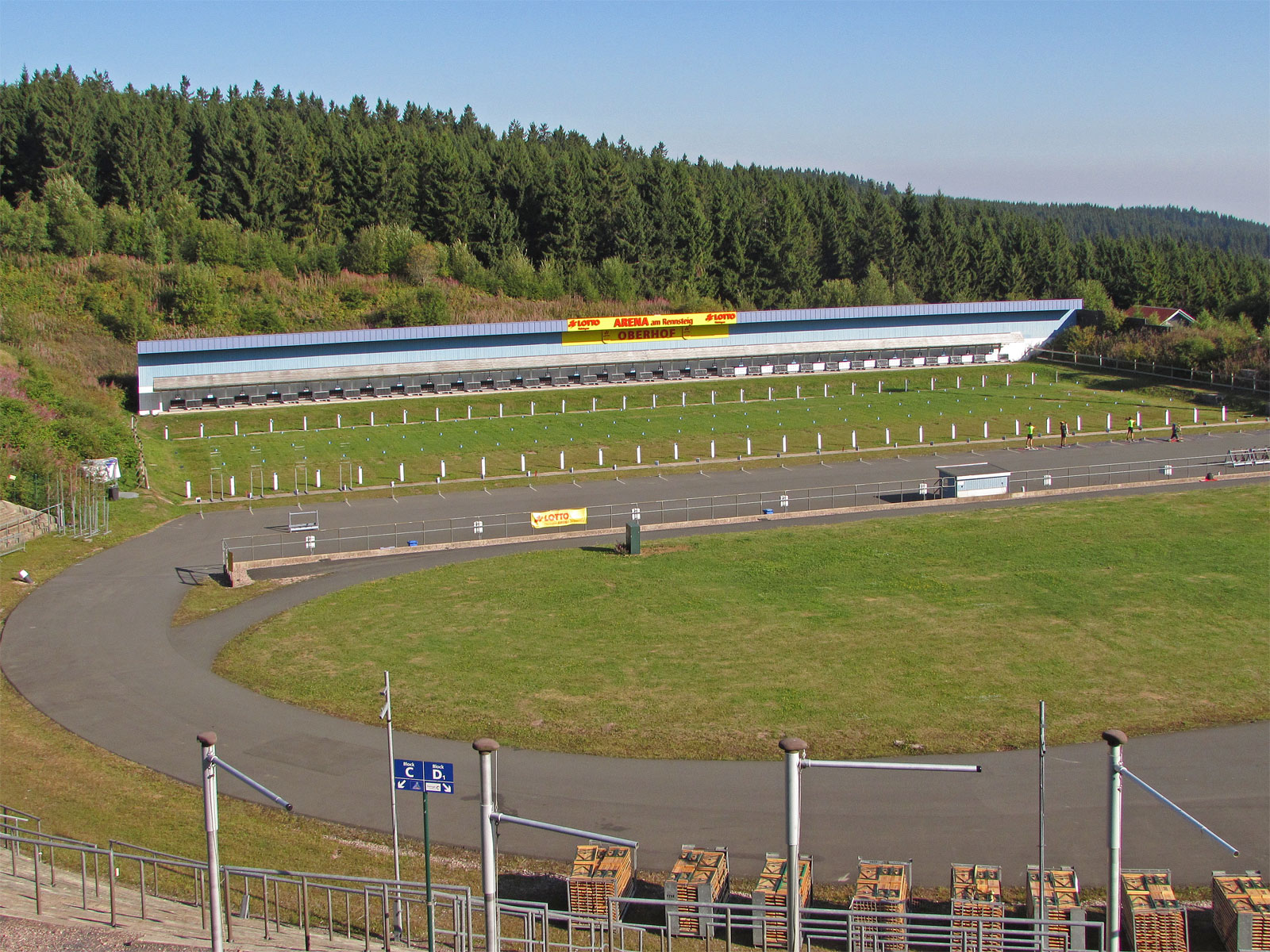 Oberhof Biathlon Schießanlage Sommer