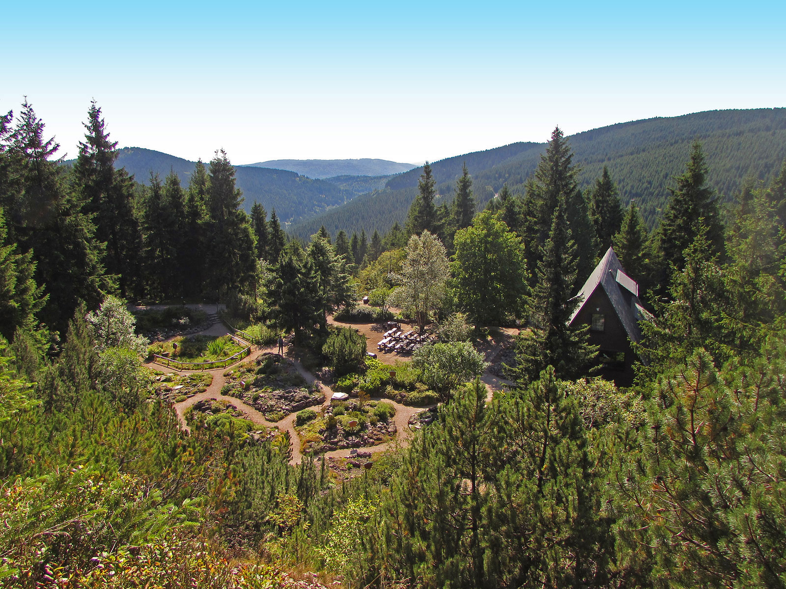 Oberhof Rennsteiggarten Totale