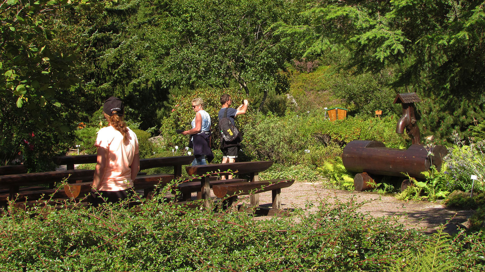 Oberhof Rennsteiggarten Besucher