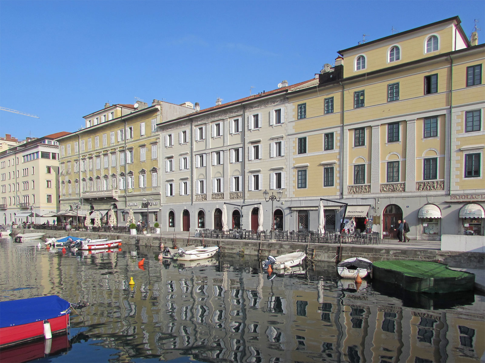 Triest Canal Grande Nordseite