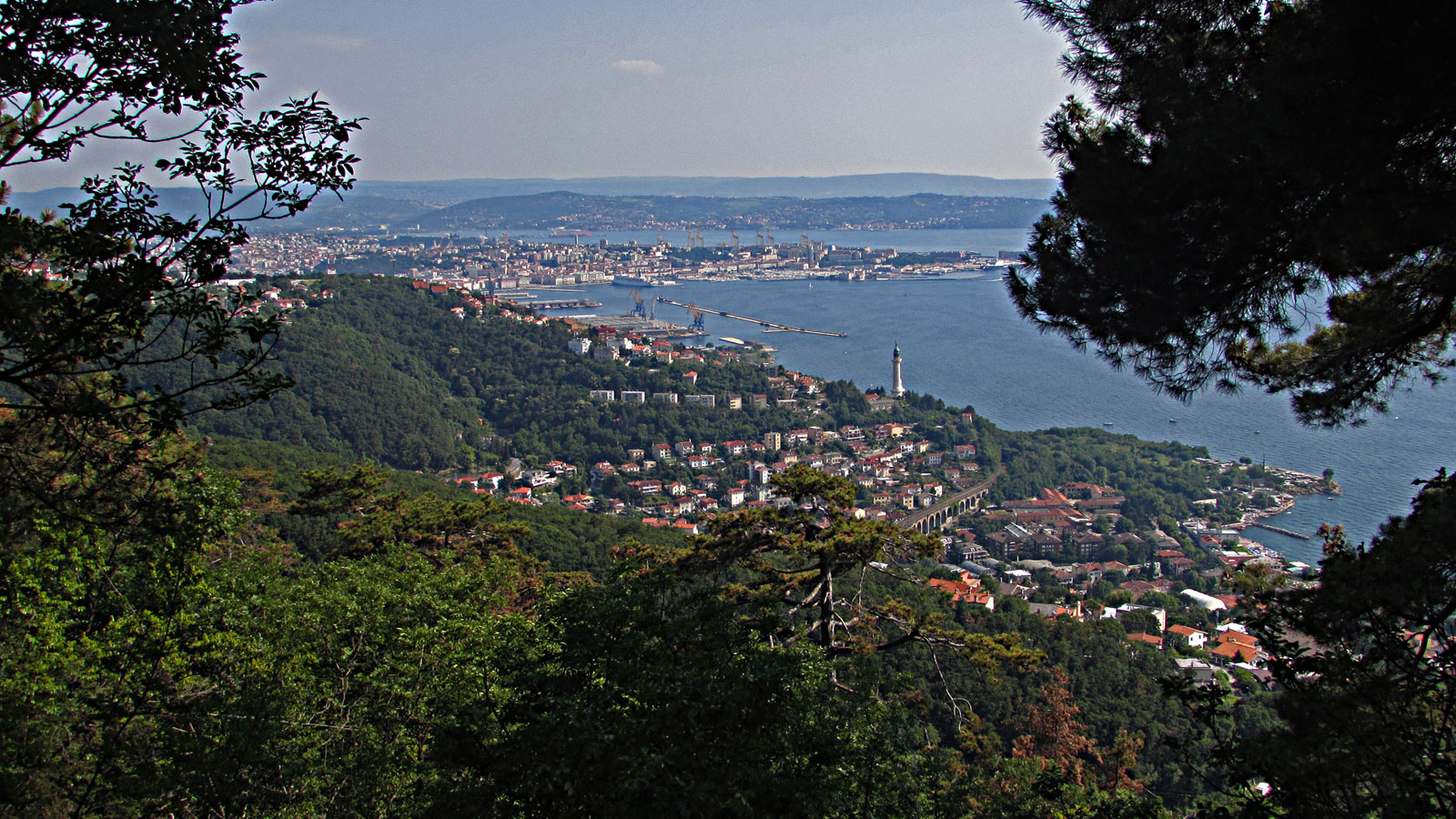 Triest Strada Napoleonica Aussicht