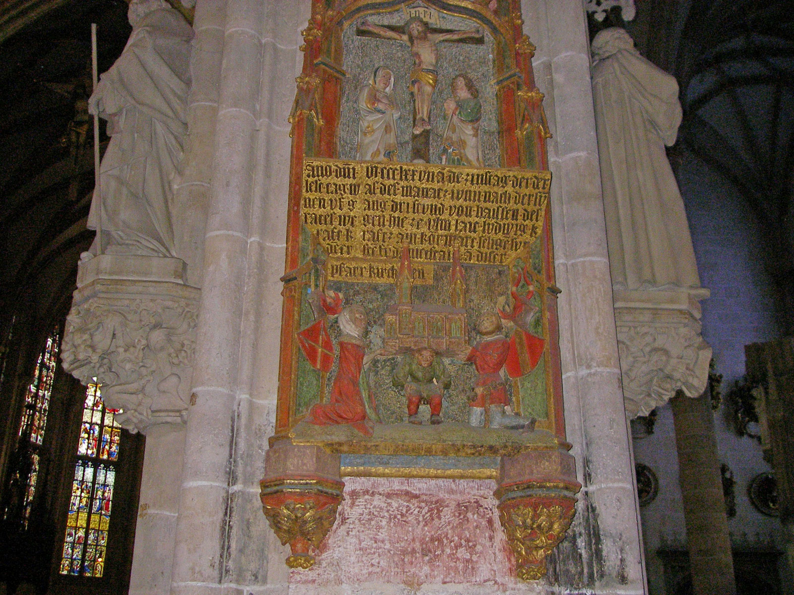 Ulm Münster Säulenrelief