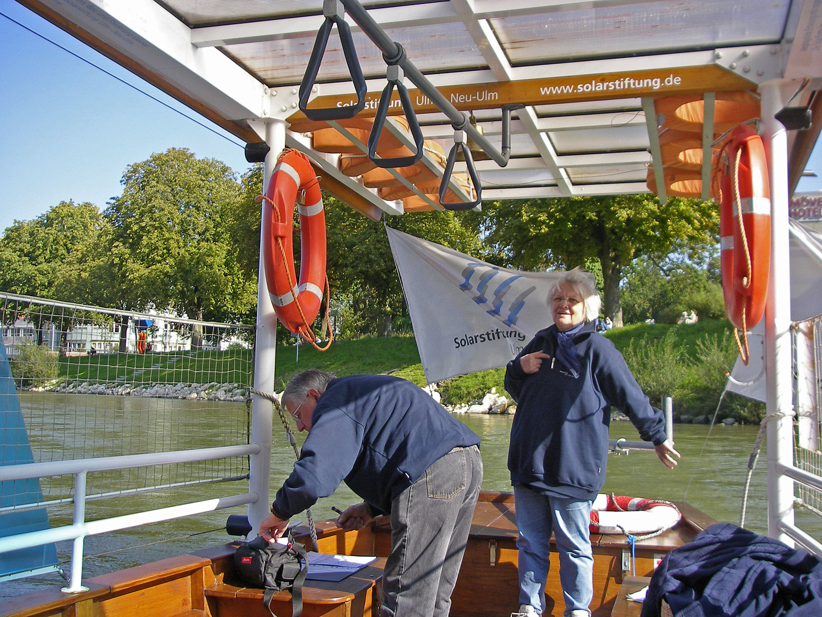 Ulm Solarfähre nah