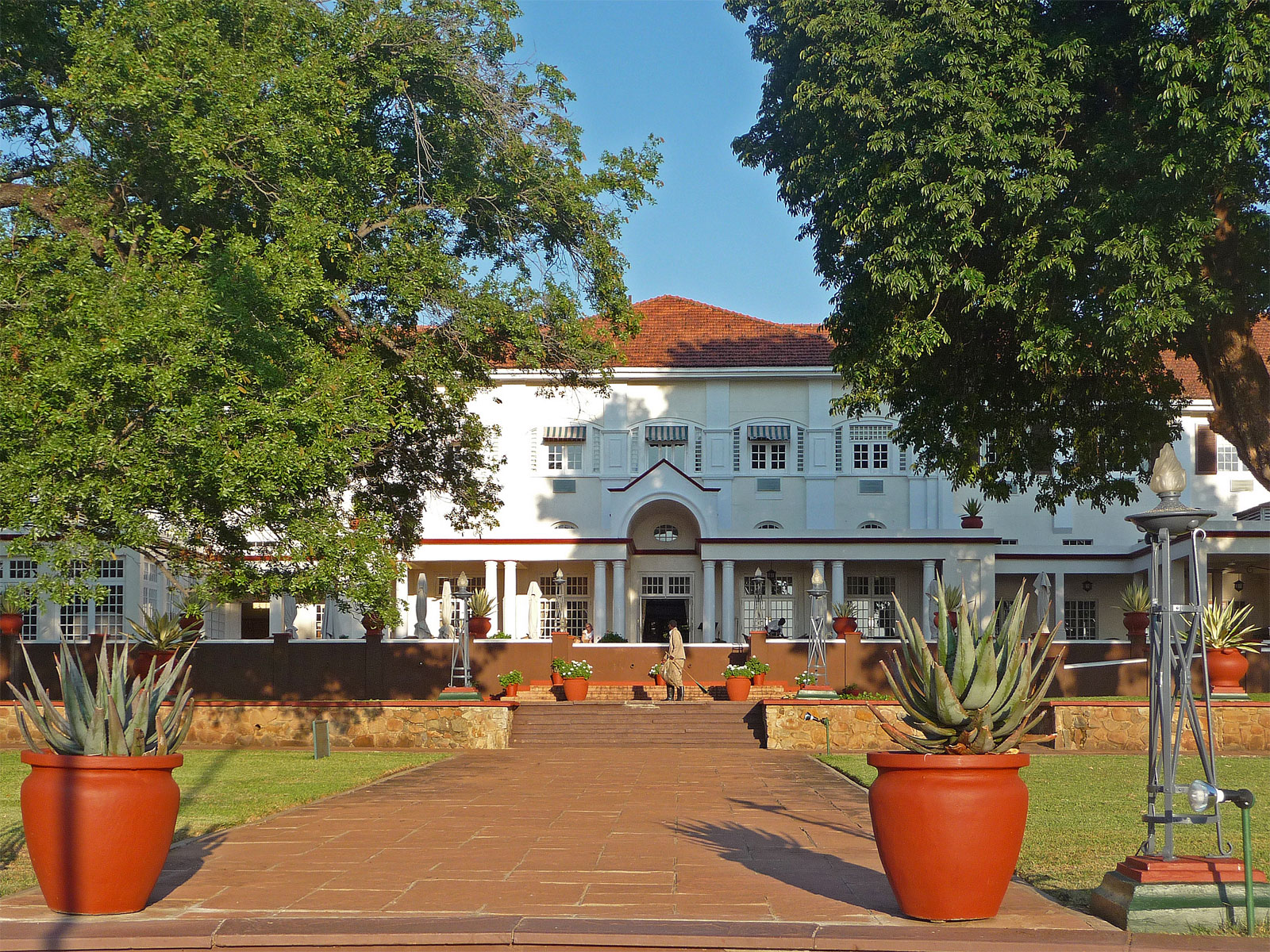 Victoria Falls Hotel Rückseite