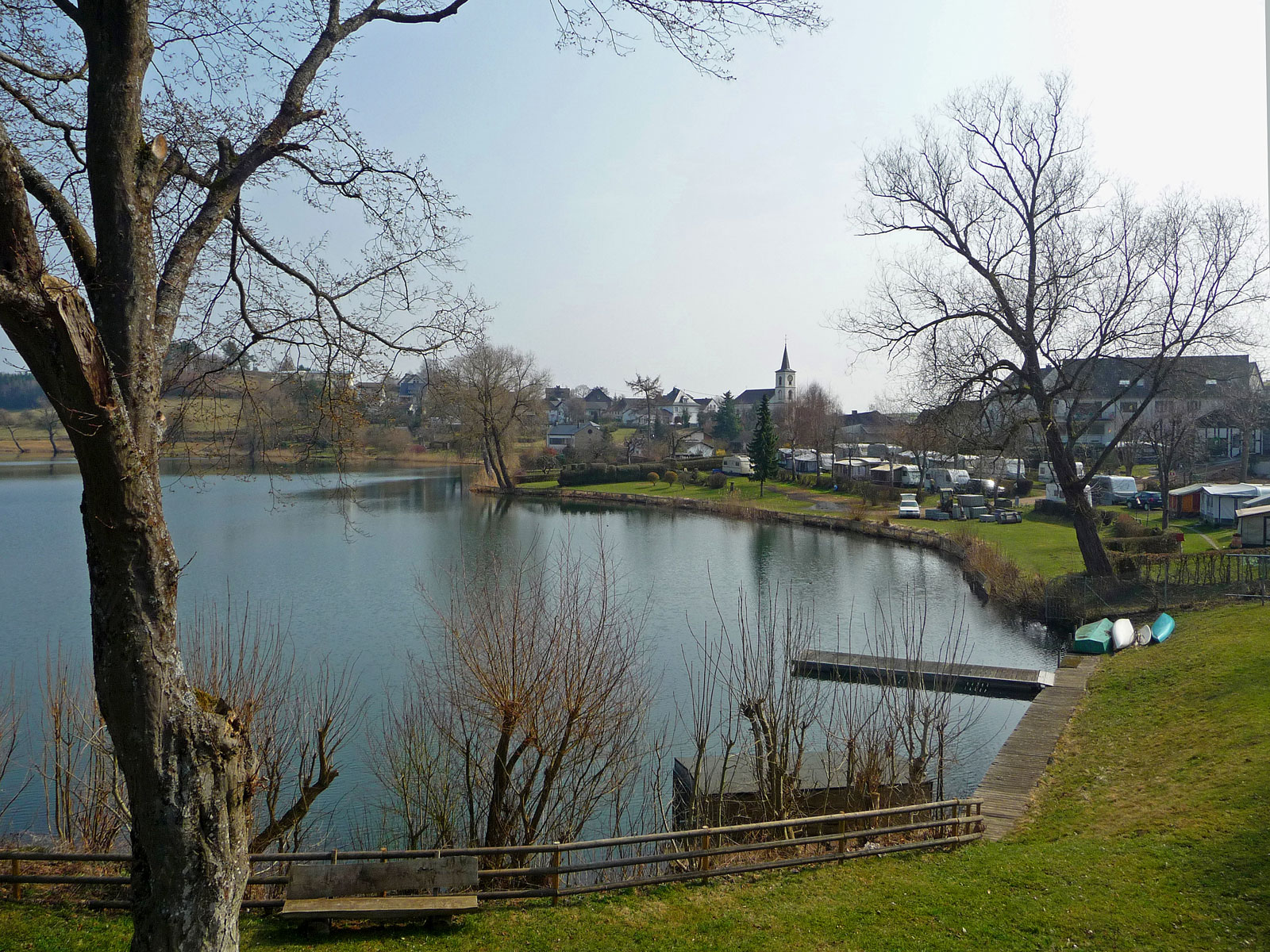 Vulkaneifel Schalkenmehrener Maar Vorfrühling