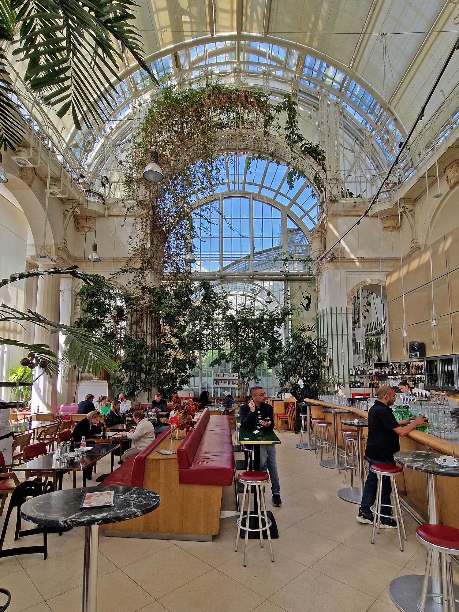 Wien Cafe Palmenhaus innen
