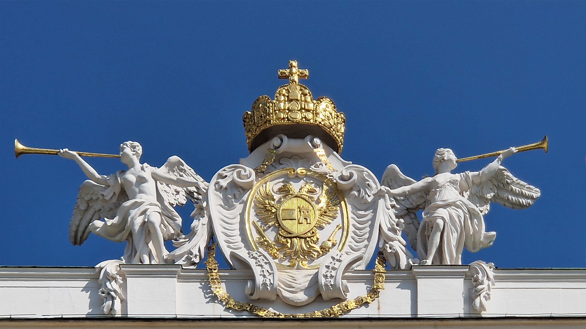 Wien Hofburg Wappen Kaiser Karl VI.