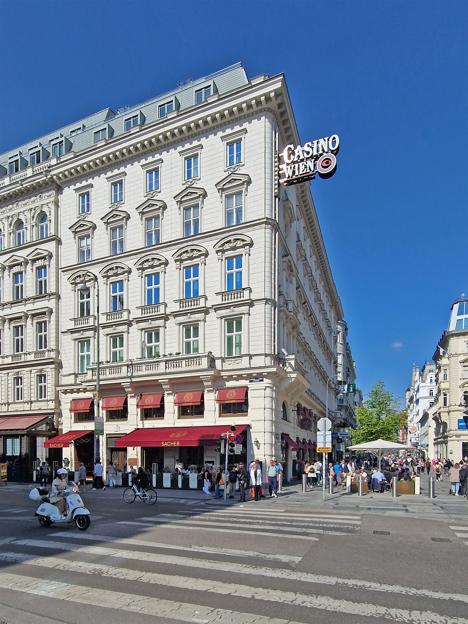 Wien Hotel Sacher außen