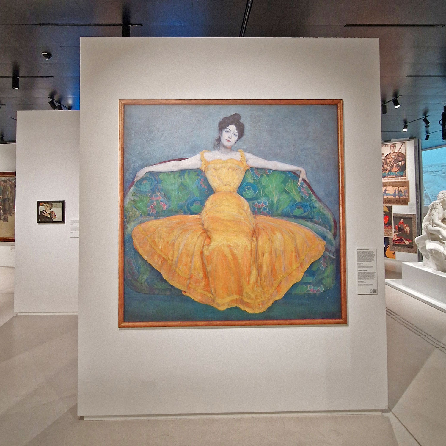 Wien Museum Dame in Gelb