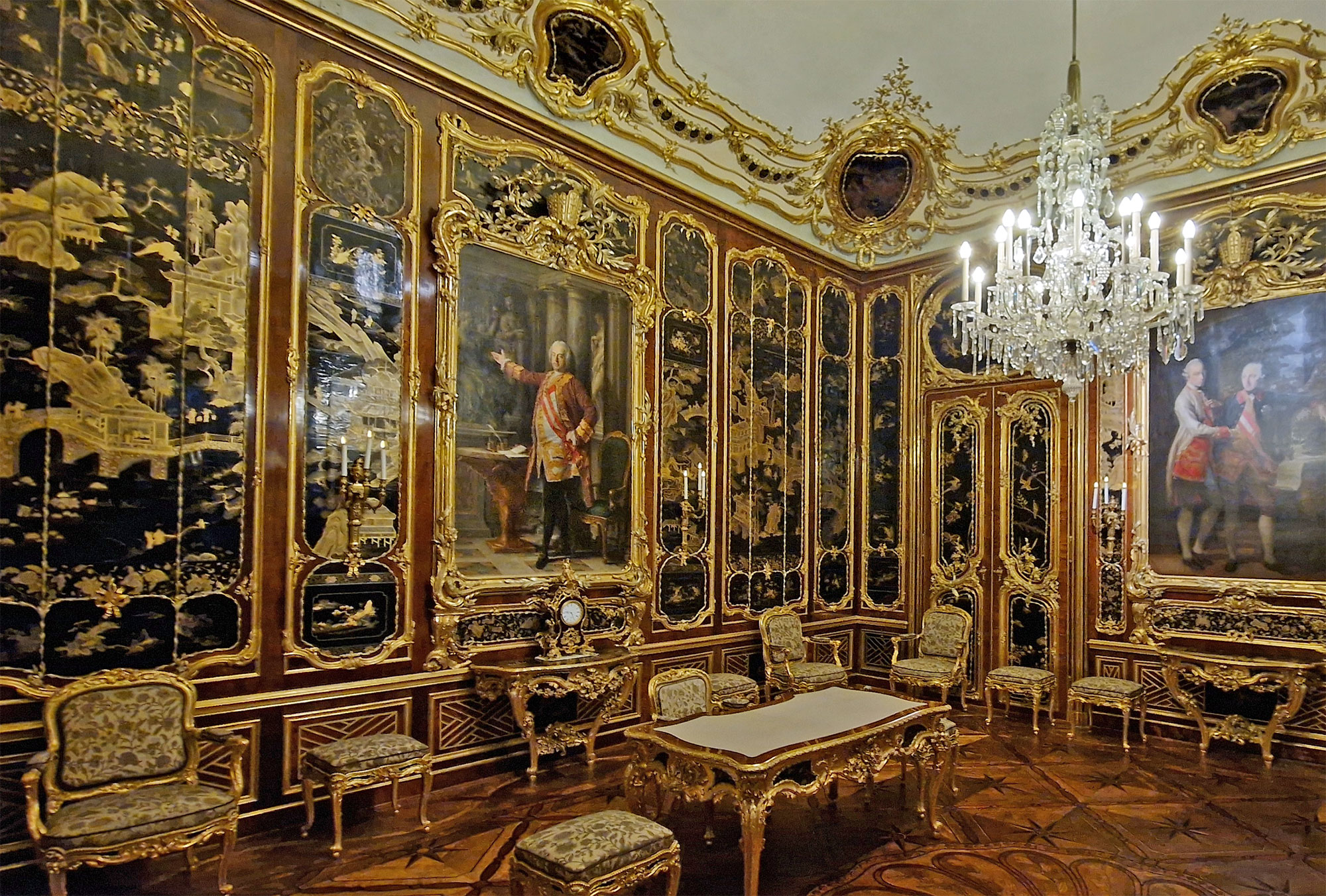 Wien Schönbrunn Vieux Laque Zimmer