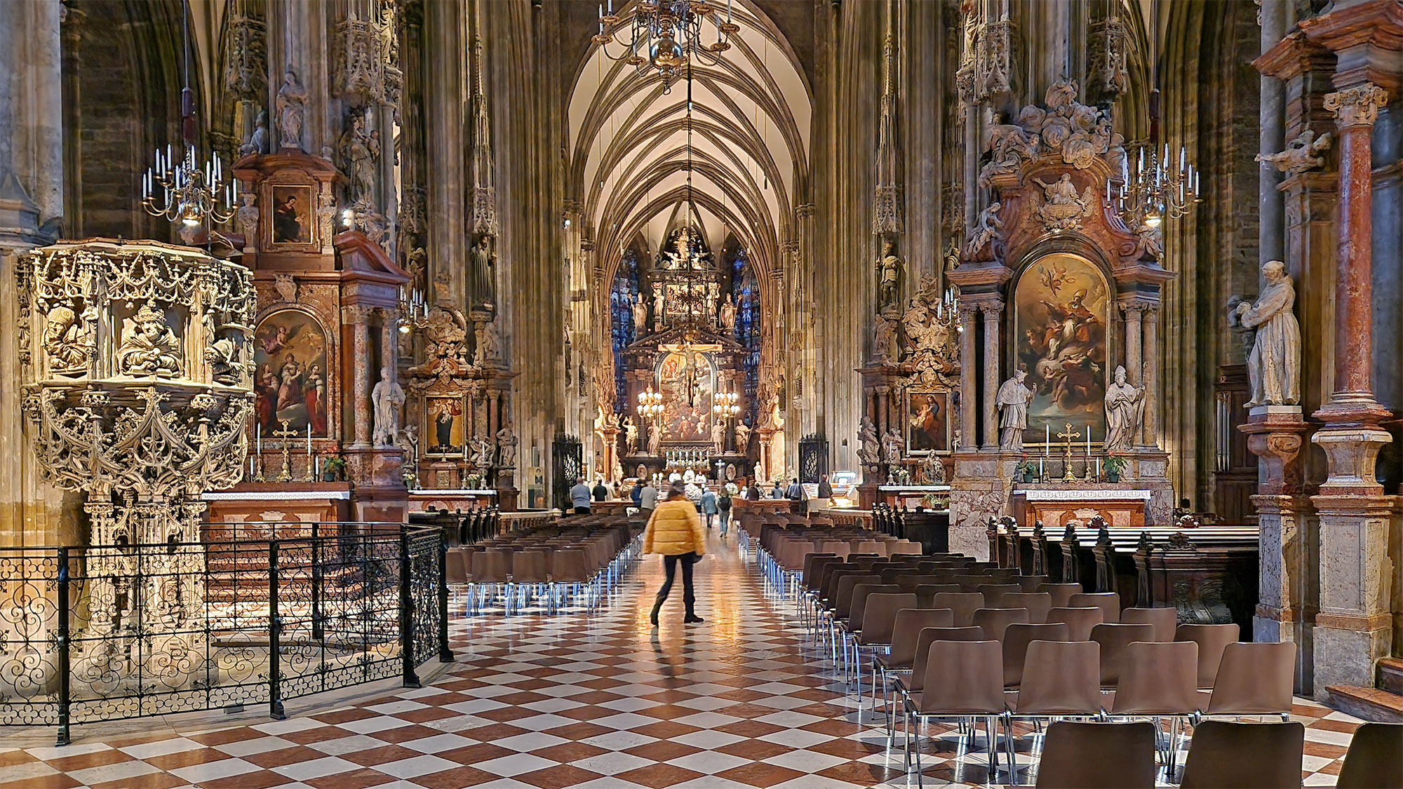 Wien Stephansdom innen