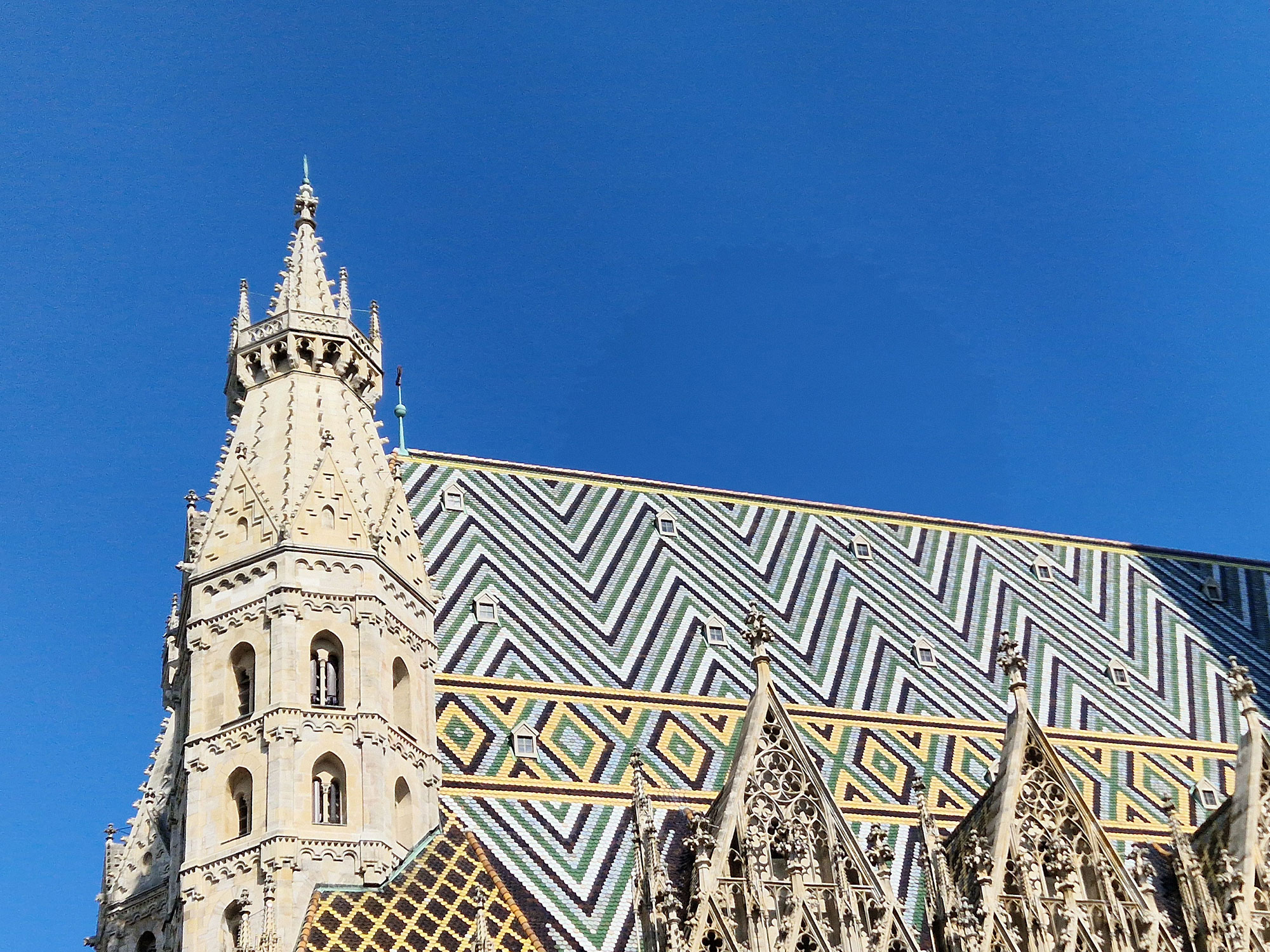 Wien Stephansdom Dach