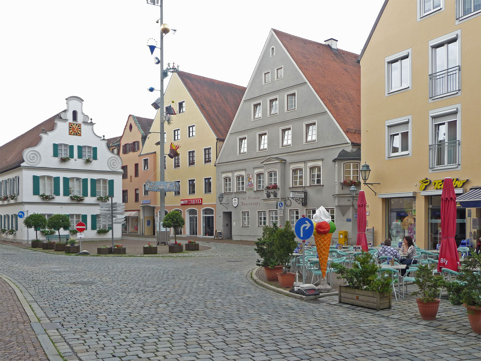Aichach Marktplatz