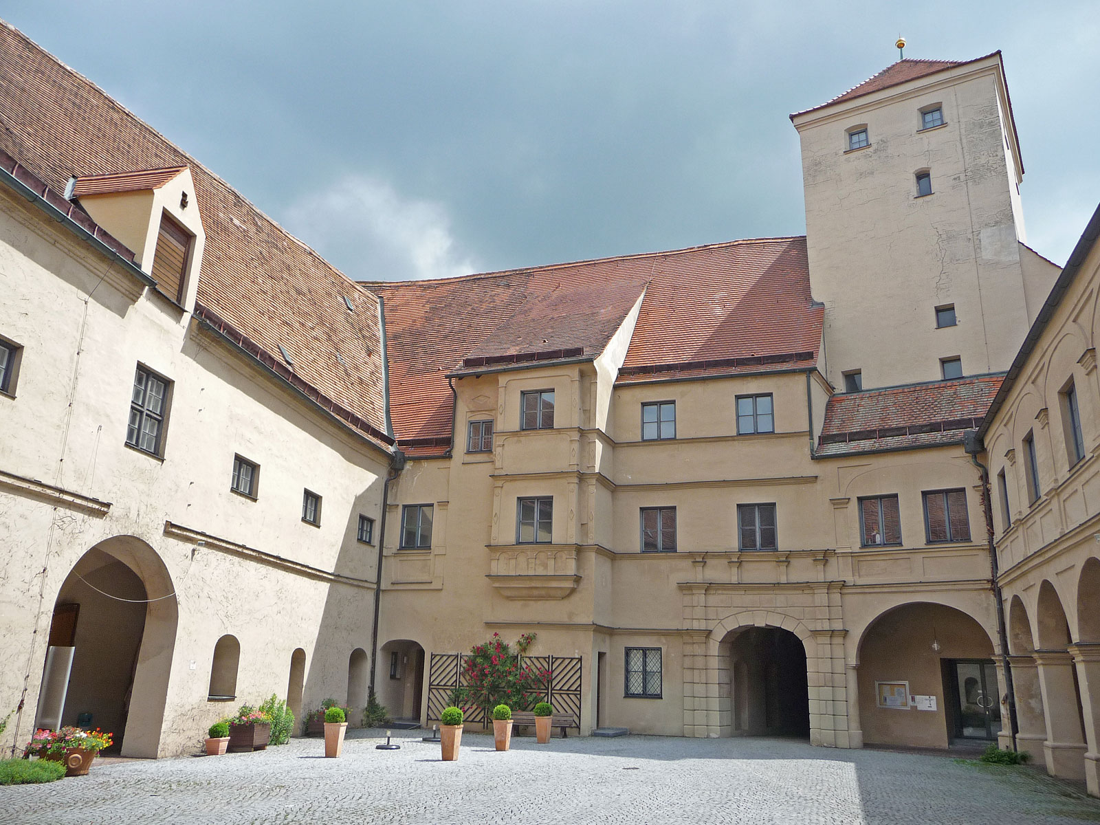 Friedberg Bayern Schloss Innenhof