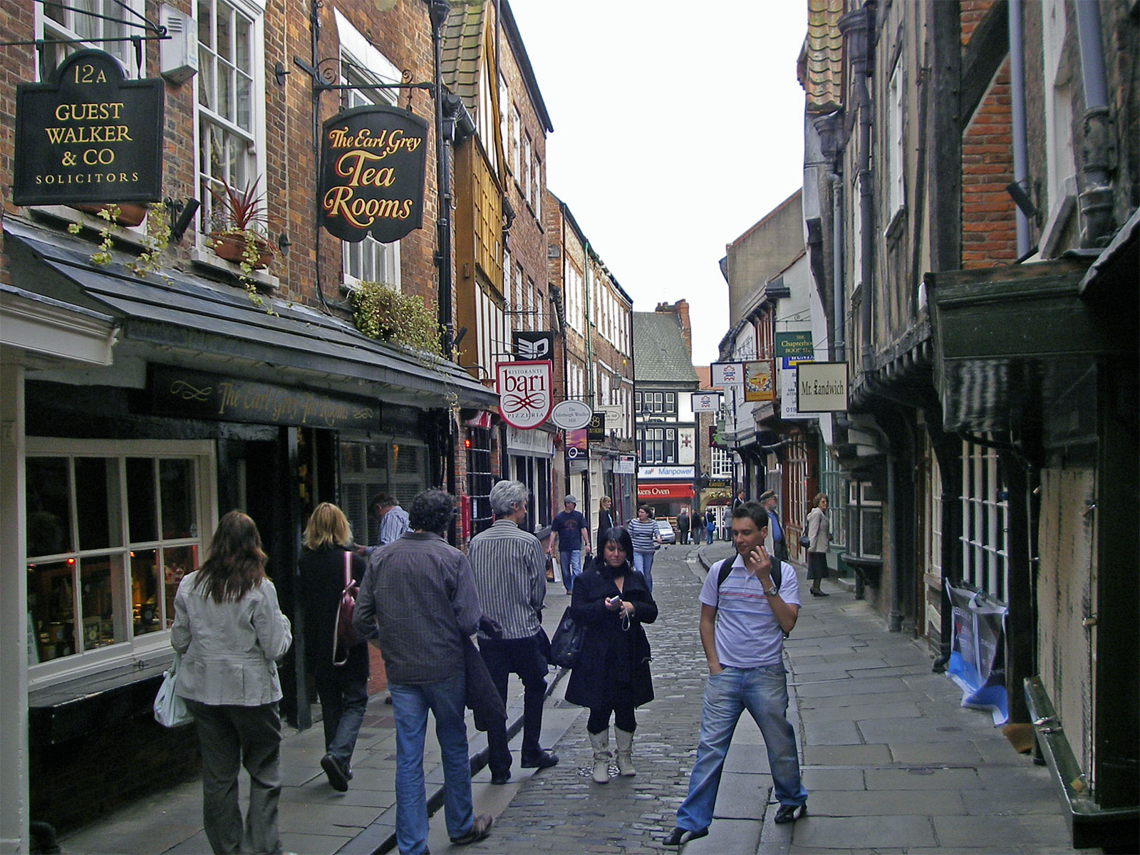 York Altstadt Schild Earl Grey Tea Rooms