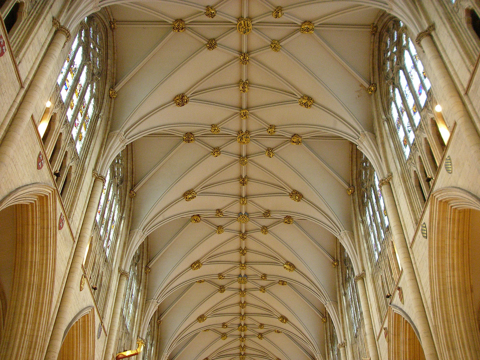 York Münster Deckengewölbe