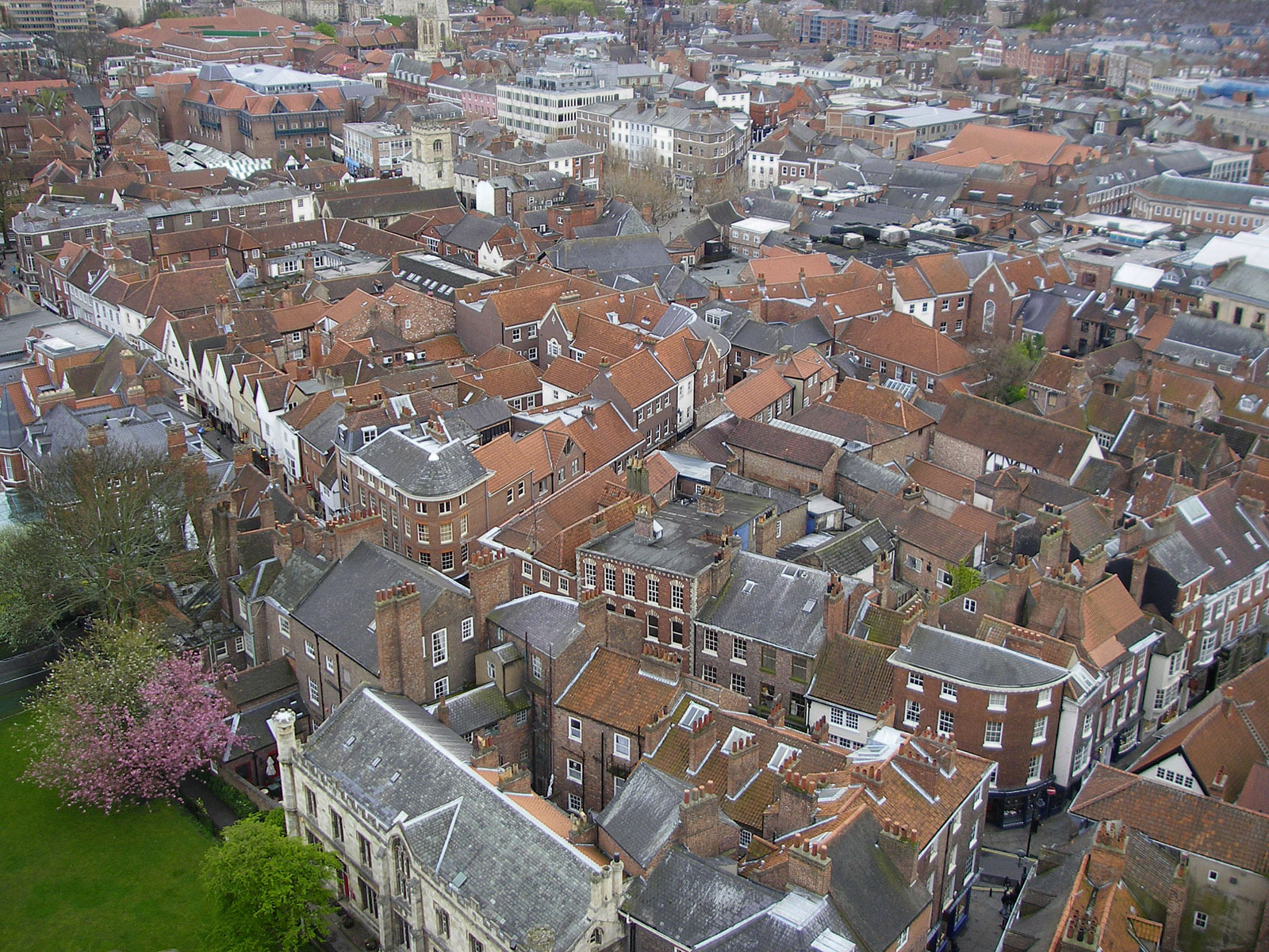 York Münster Ausblick auf Stadt
