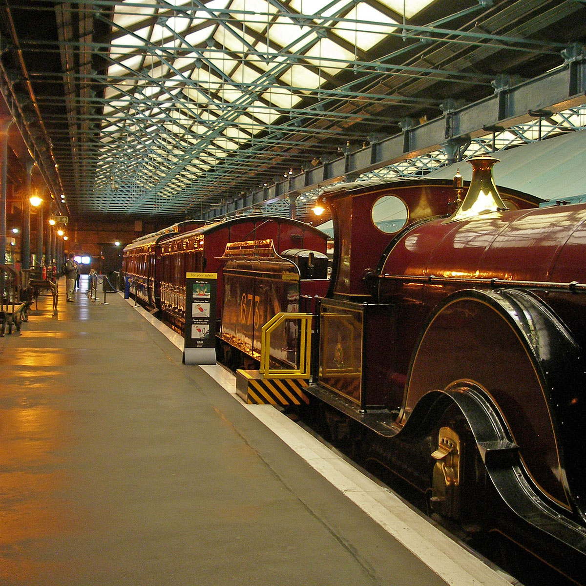 York Eisenbahnmuseum königlicher Zug