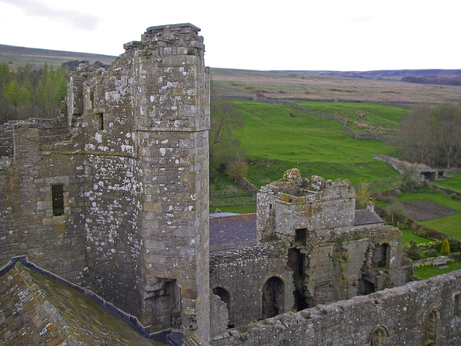 Yorkshire Bolton Castle Aussicht