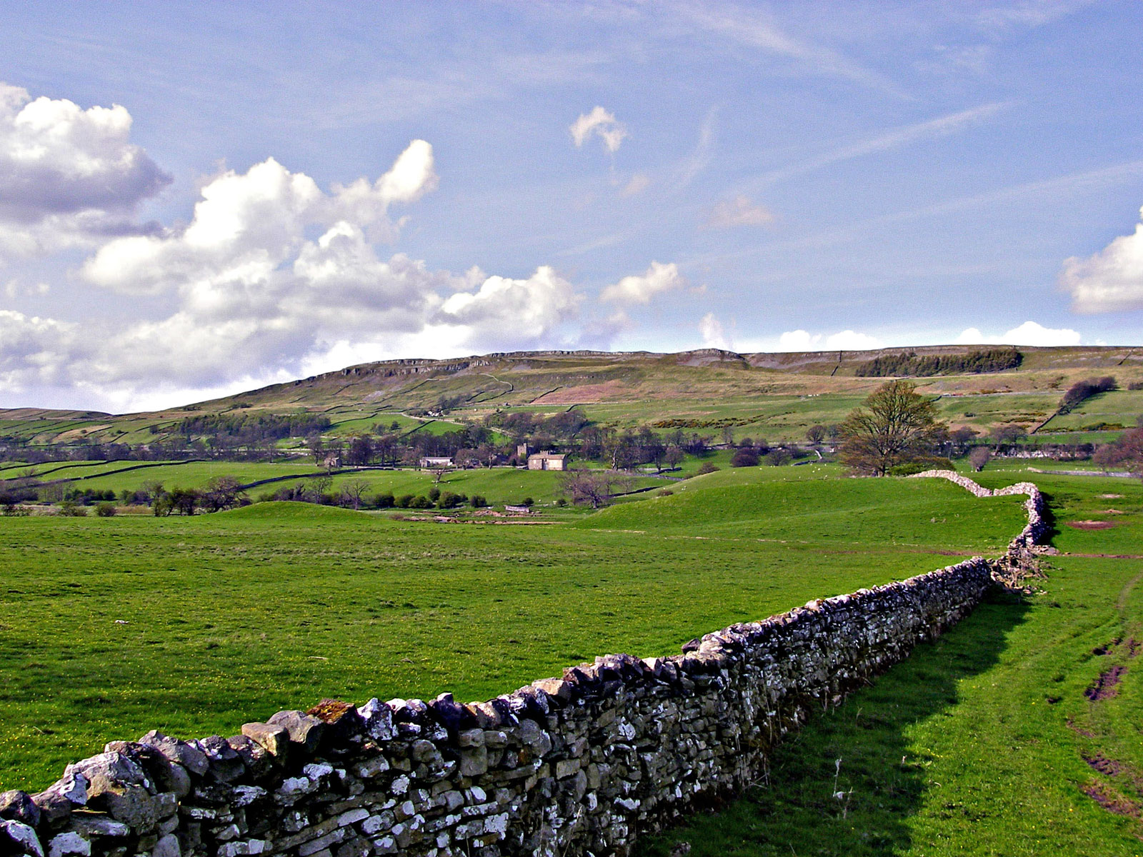 Yorkshire Dales Steinmauer