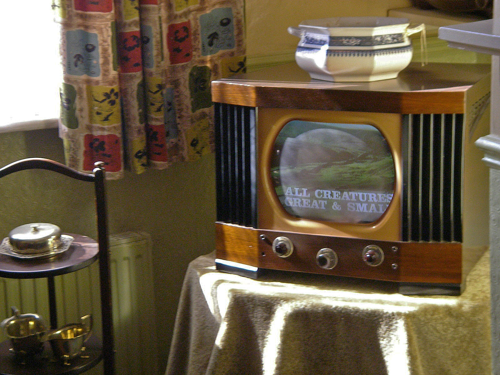 Yorkshire Thirsk James Herriot Museum innen Fernseher
