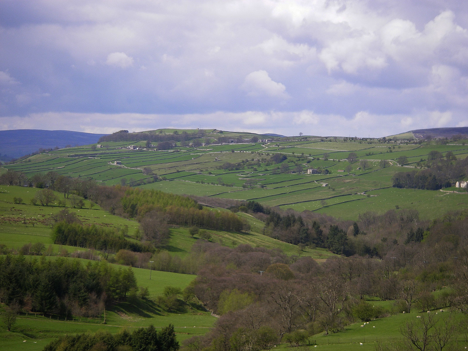Yorkshire Dales Landschaft Totale