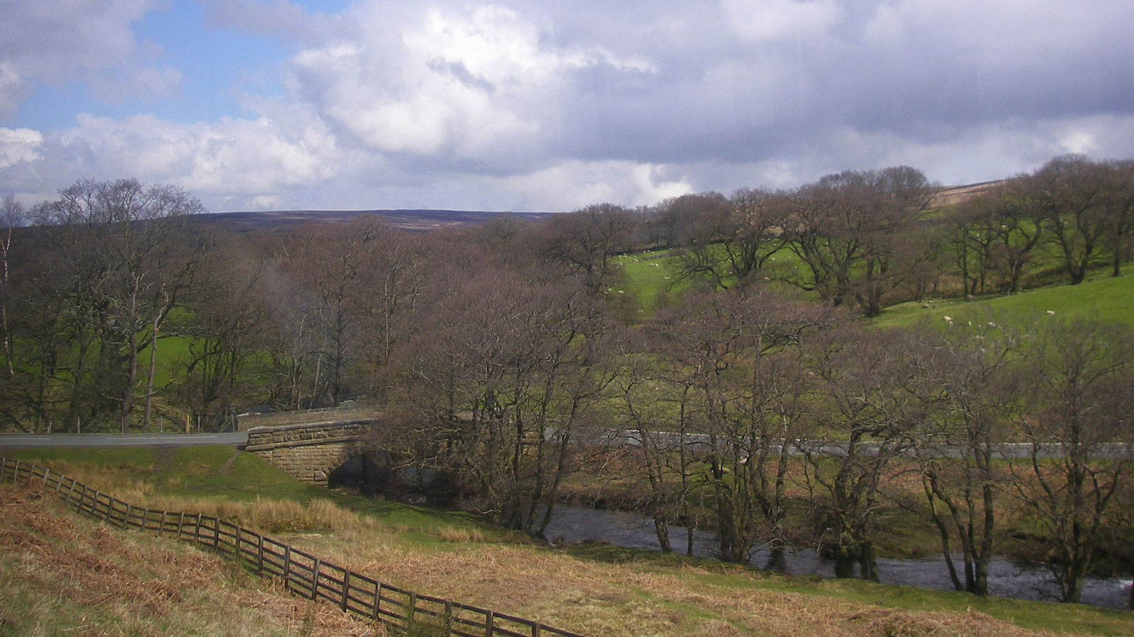 North York Moors Landschaft Totale