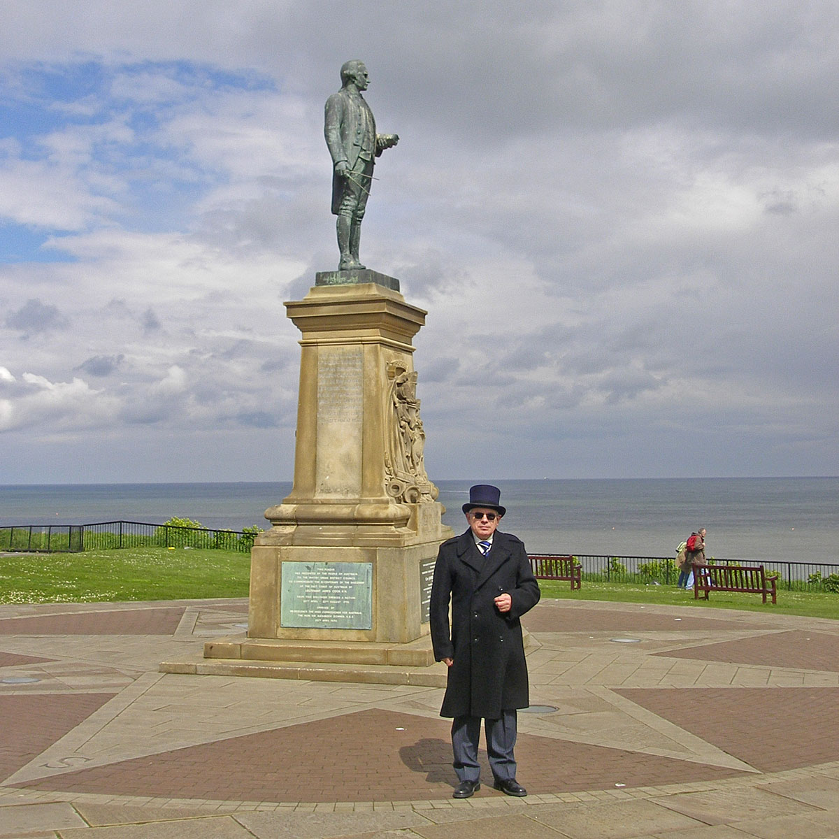 Yorkshire Whitby Cook Denkmal Harry Collett