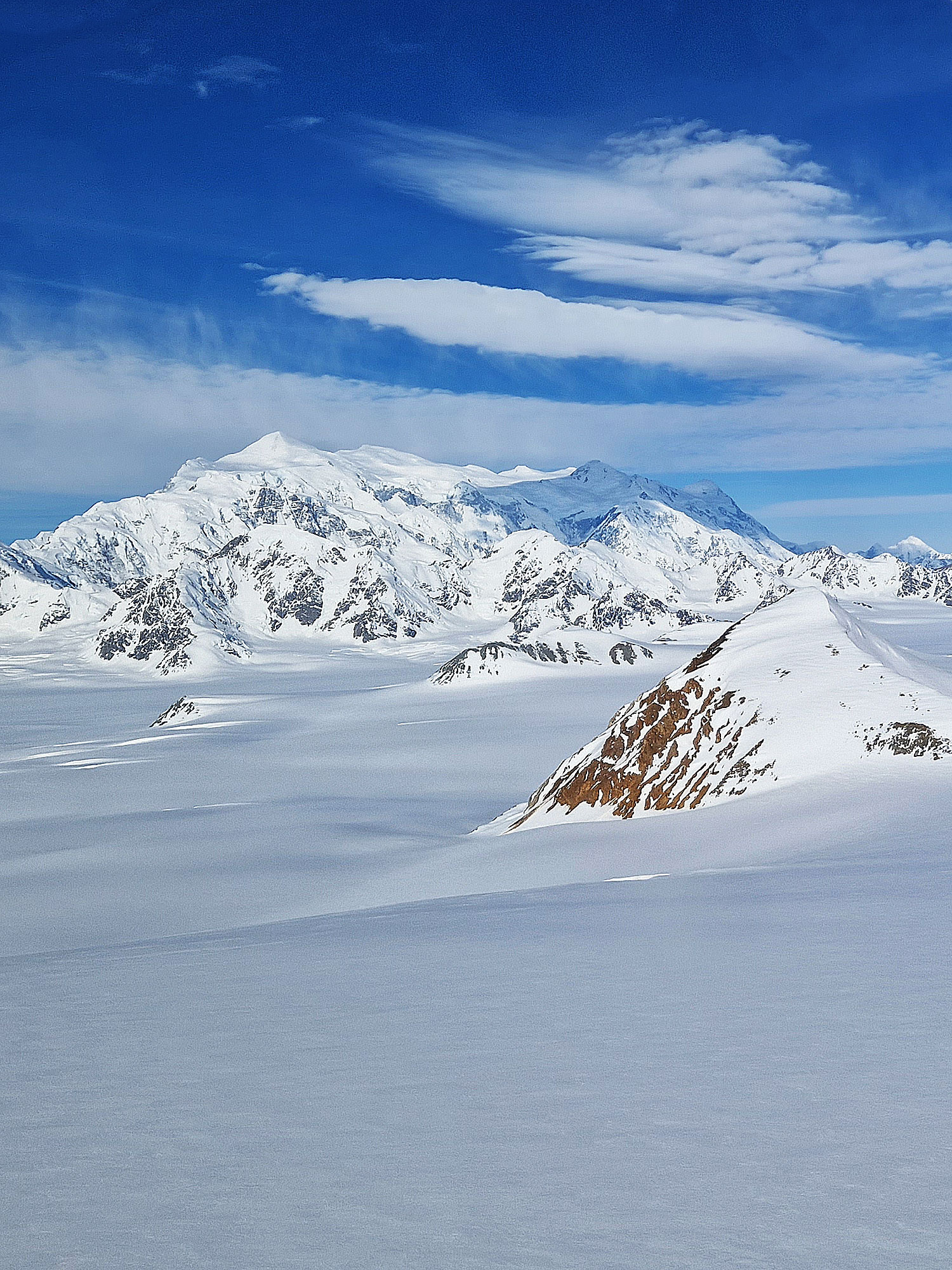 Yukon Mount Logan aus der Luft