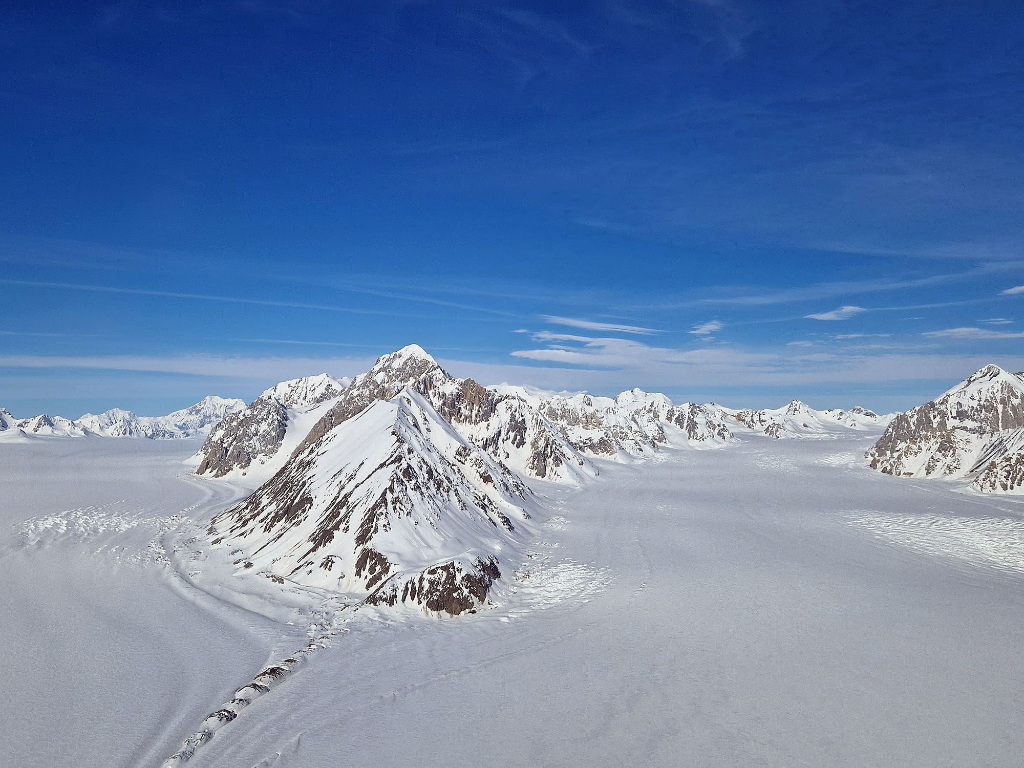 Yukon Kluane National Park Rundflug Mount Logan Region