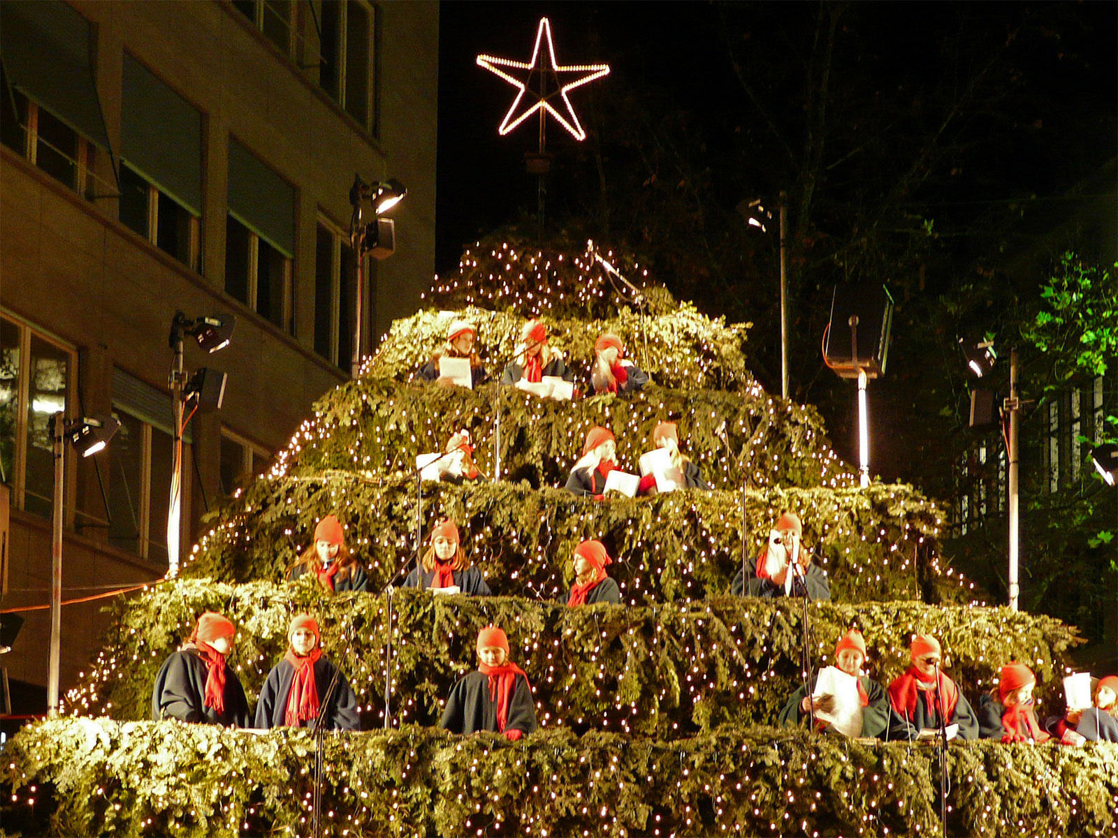 Zürich Singing Christmas Tree
