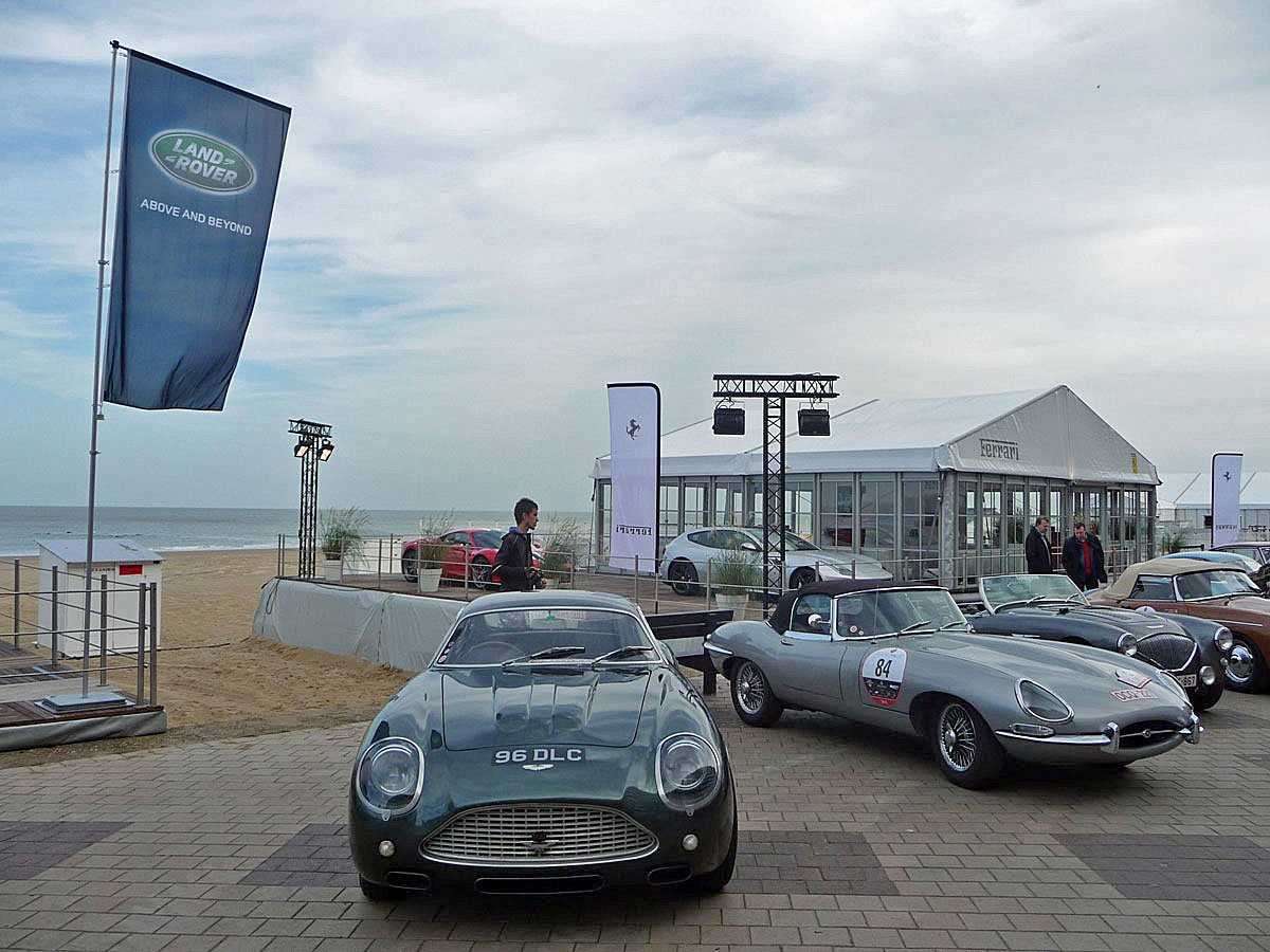 Aston Martin und Jaguar in Knokke-Heist