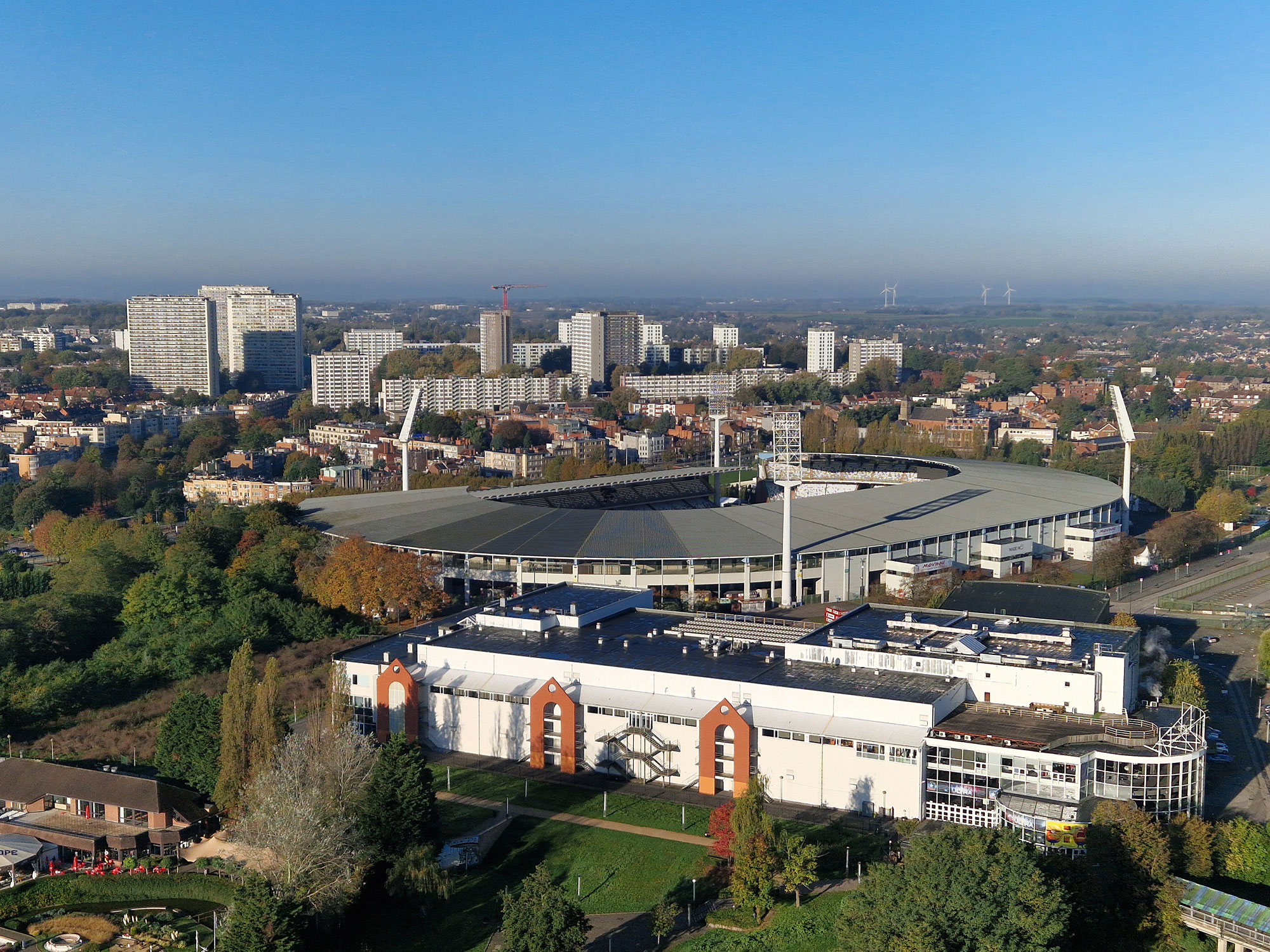Brüssel Stadion von oben