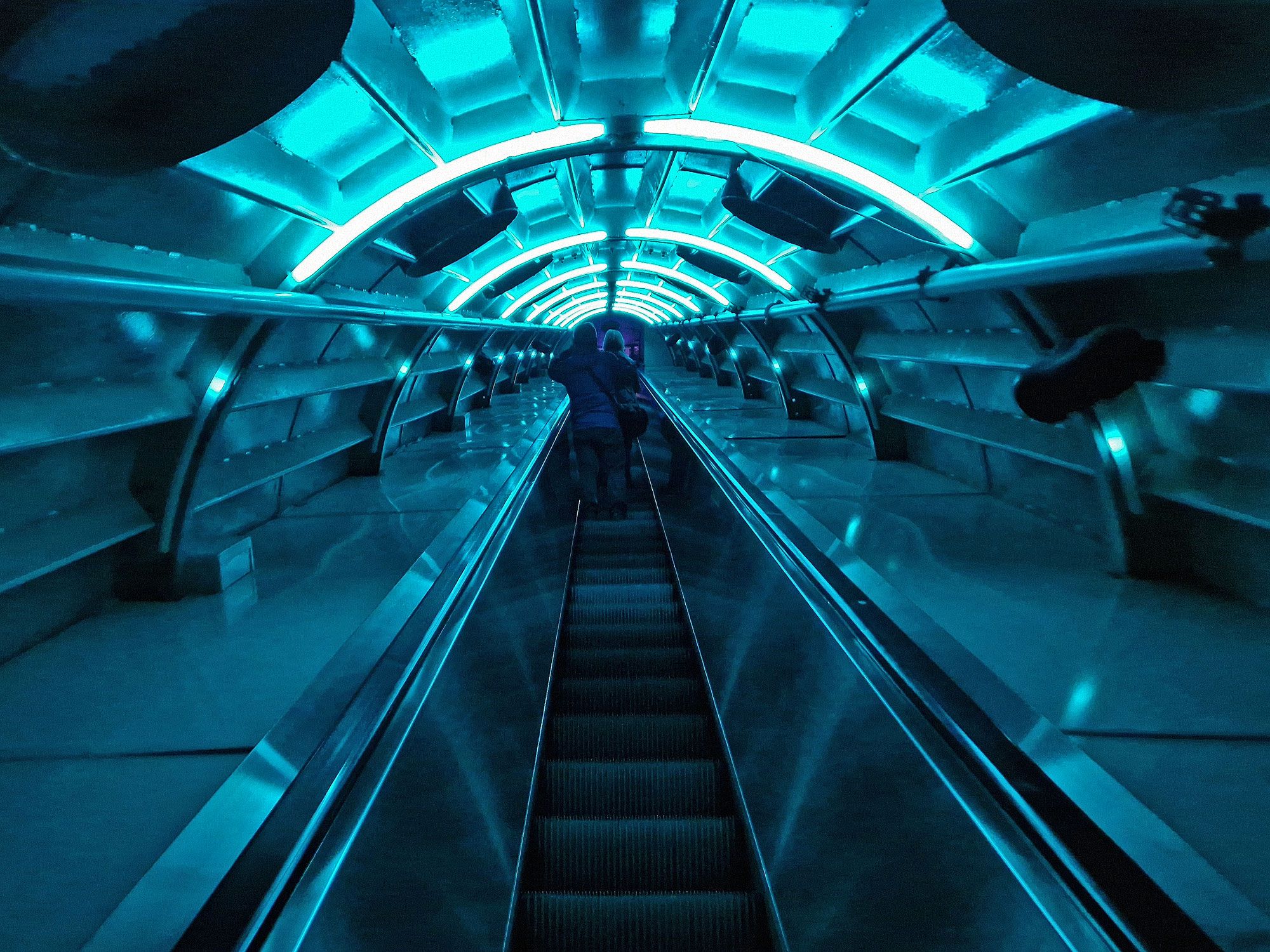 Brüssel Atomium Rolltreppe