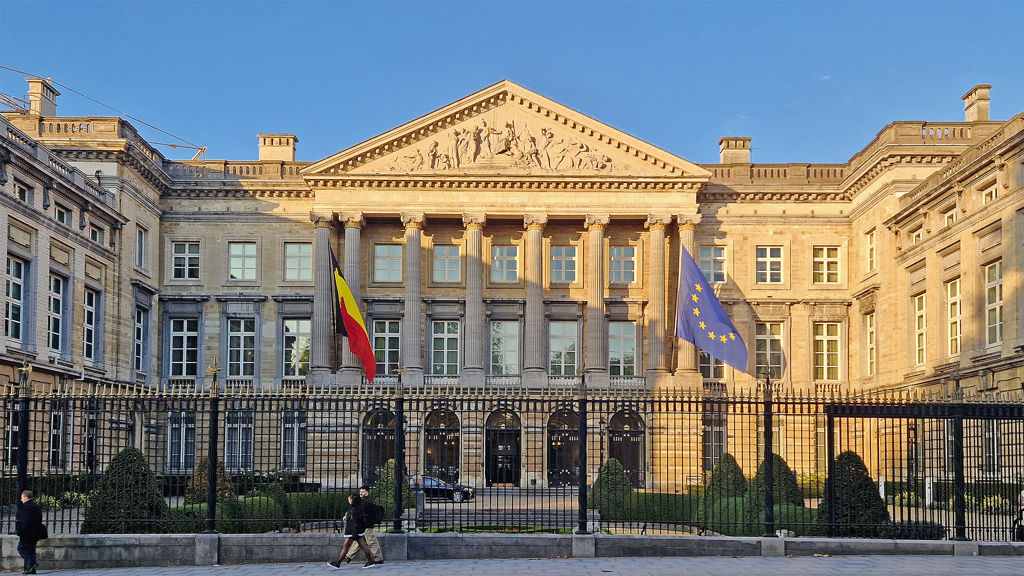 Brüssel Belgisches Parlament außen
