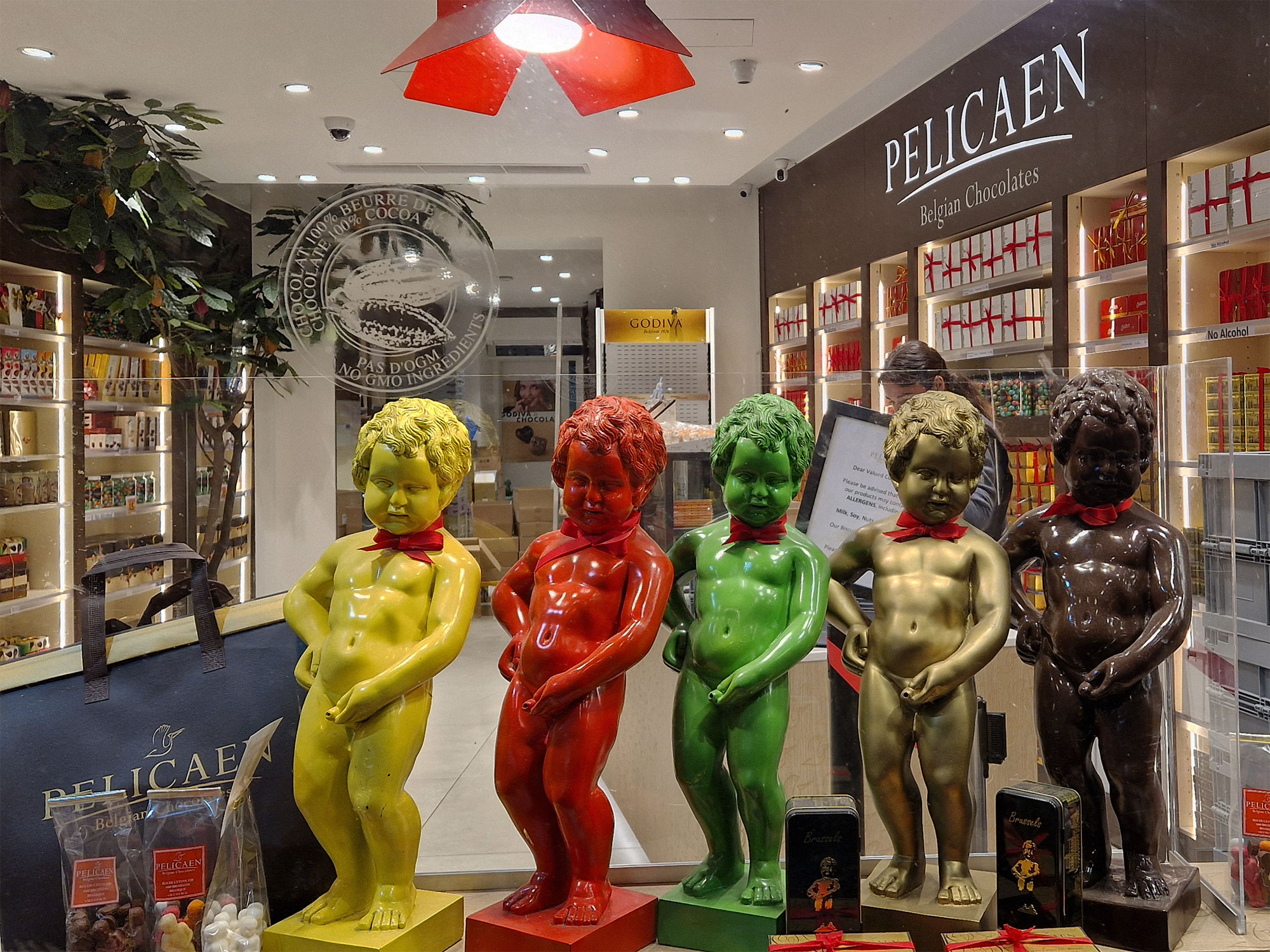 Brüssel Schokolade Manneken Pis