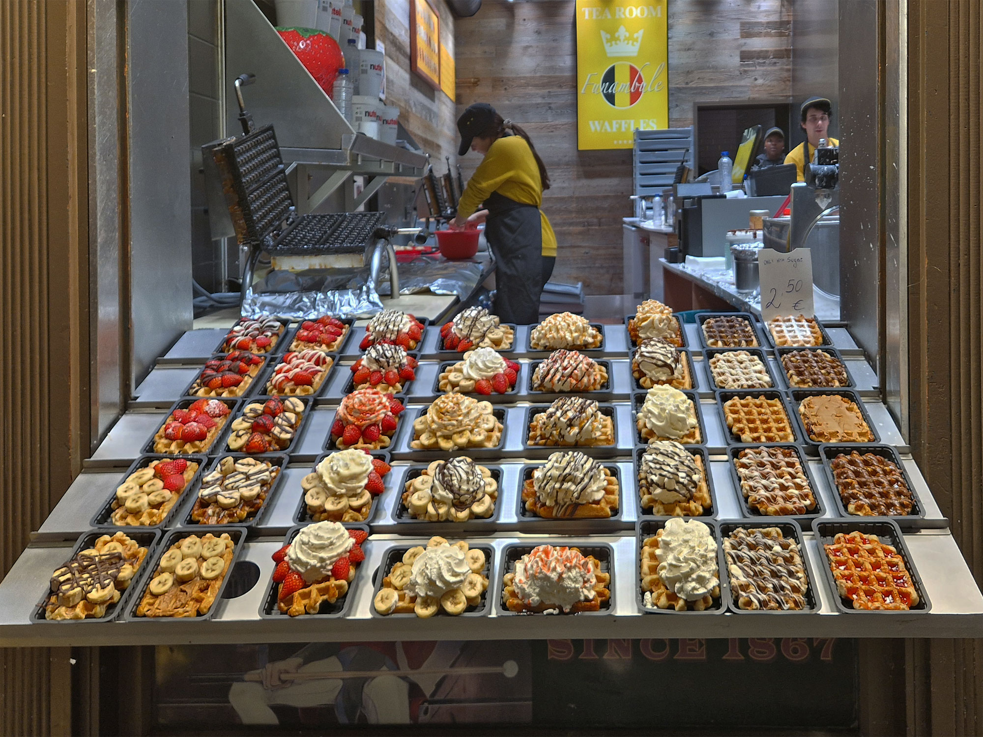 Brüssel Belgische Waffeln